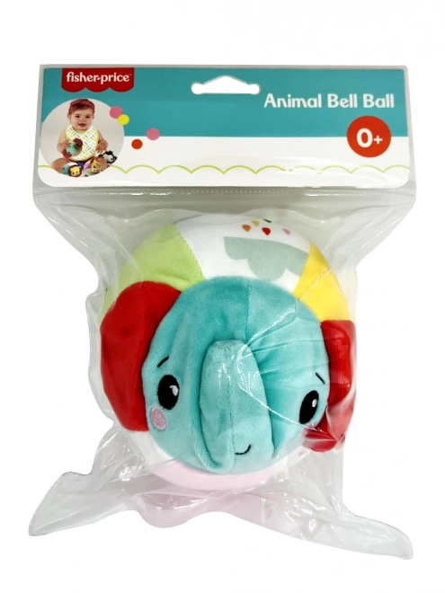 Stoffen olifantje met belletje van Fisher-Price