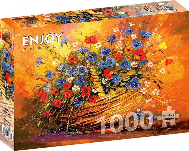 Profitez du puzzle Panier de fleurs 1000 pièces