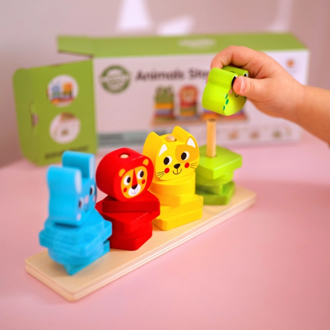 Woopie Montessori Dierenpiramide 27 stuks