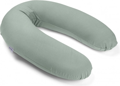 Multifunctioneel voedingskussen DOOMOO Buddy – fluweel Corduroy Green