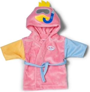 BABY born badjas voor poppen 43 cm met capuchon en eendje
