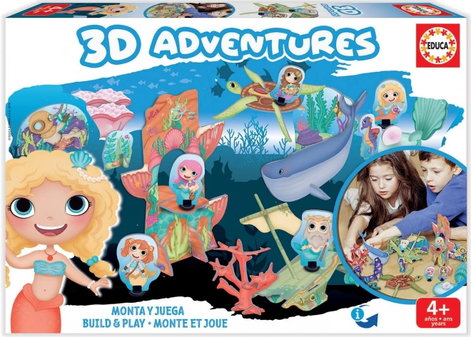 3D Koninkrijk van Zeemeerminnen van EDUCA