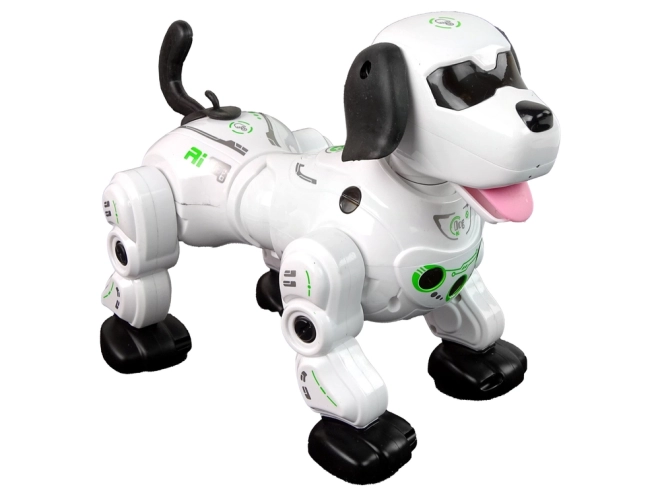 Interactieve op afstand bestuurbare robotische hond