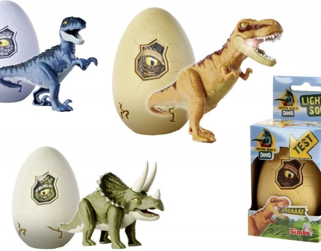 Glowing Dinosaur Figurine in Egg