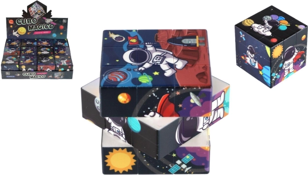 Cube casse-tête à motif spatial 3x3x3