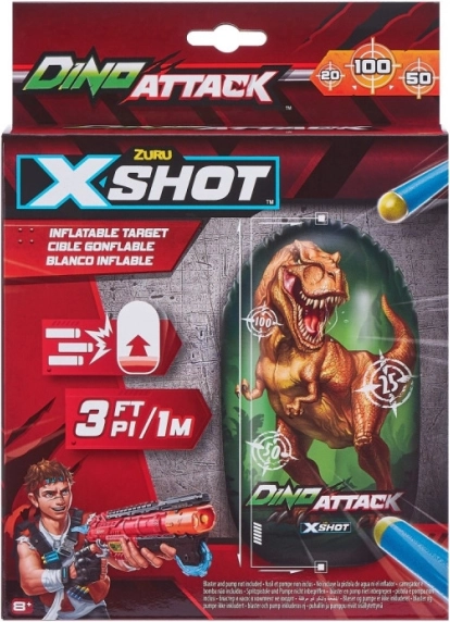 Cible gonflable Dino Attack pour enfants