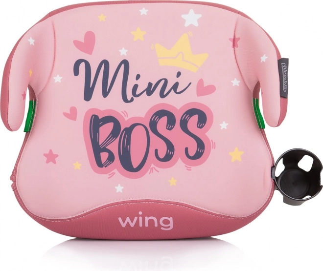 CHIPOLINO Verhoger Wing i-Size 125-150cm Isofix, Roze Mini BOSS