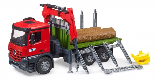 Bruder Log Trailer with Hydraulic Arm