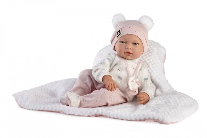 Guca 886 GALA - poupée réaliste bébé avec corps en tissu doux - 38 cm
