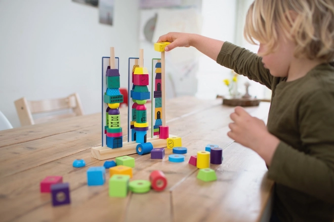 Logisch spel - bouwen van torens