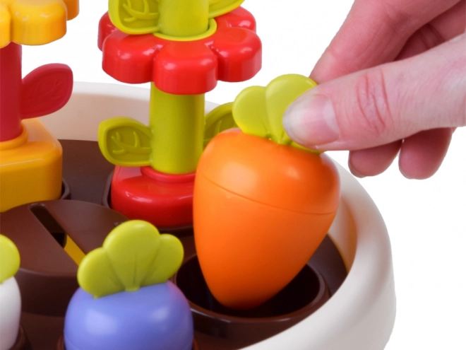 Educatieve set met bloempot en pyramidale sorteerspel voor kinderen vanaf 12 maanden - Hola