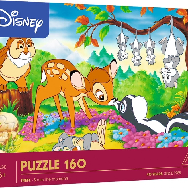 Puzzle Bambi und Waldfreunde 160 Teile