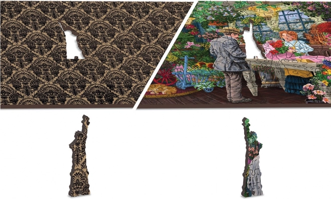 Twee puzzels in één: dubbelzijdig 2-in-1