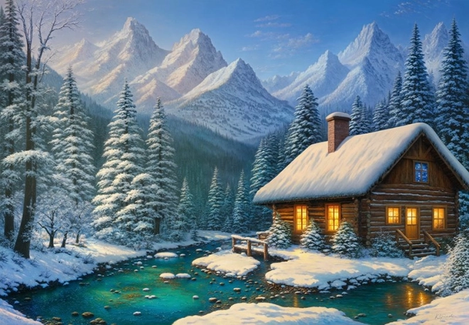 Puzzel Winter Fluisteren 500 stukjes
