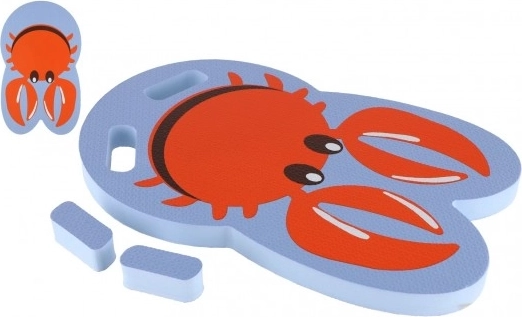 Kids' foam crab kickboard 25 × 41 cm