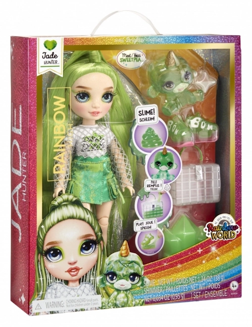 Rainbow High Fashion pop met huisdier - Jade Hunter