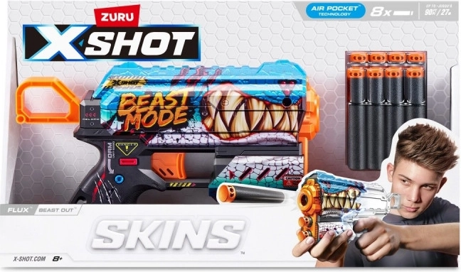 Snel laden en 8 pijltjes in de set