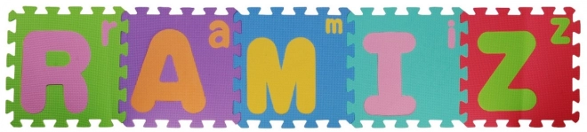 Puzzle en mousse Lettres pour enfants 3+ Mousse EVA + Grandes et petites lettres Alphabet + Tapis de sol