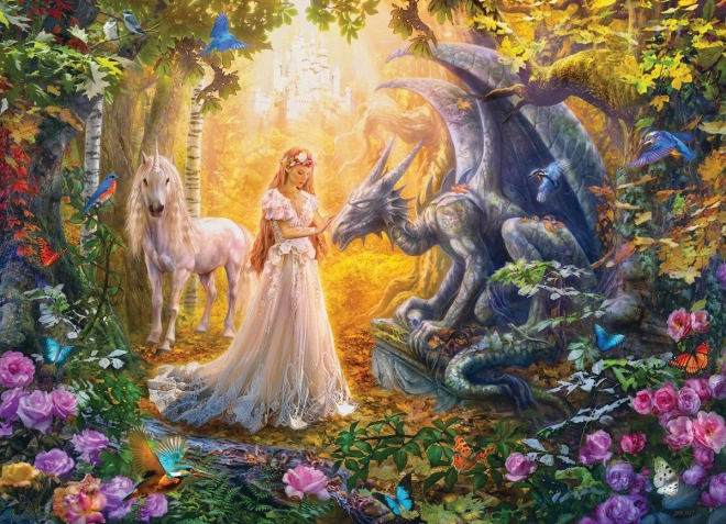 Puzzel Prinsessentuin XL 500 stukjes