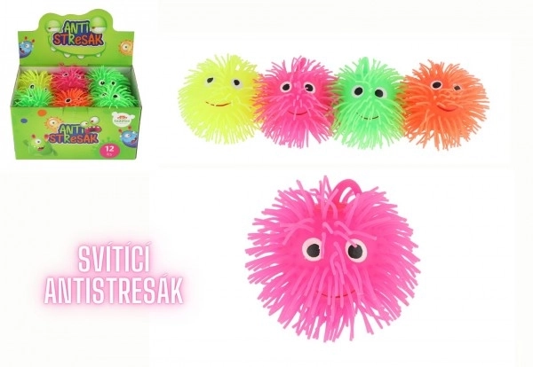 Antistress-Igelball mit Licht, 8 cm