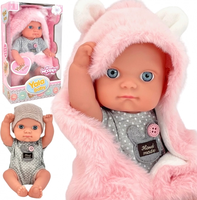 First WOOPIE ROYAL Baby Doll with Rabbit Blanket 23 cm