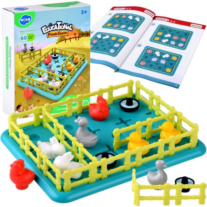 Vrolijke boerderij - logische en educatieve spel
