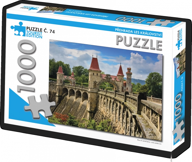 Puzzle Dam Forest Kingdom 1000 Pieces - Tourist Edition