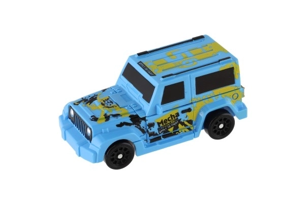 Transformer robot blauw