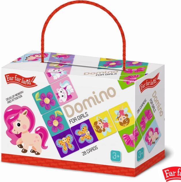 Far Far Land Domino for Girls