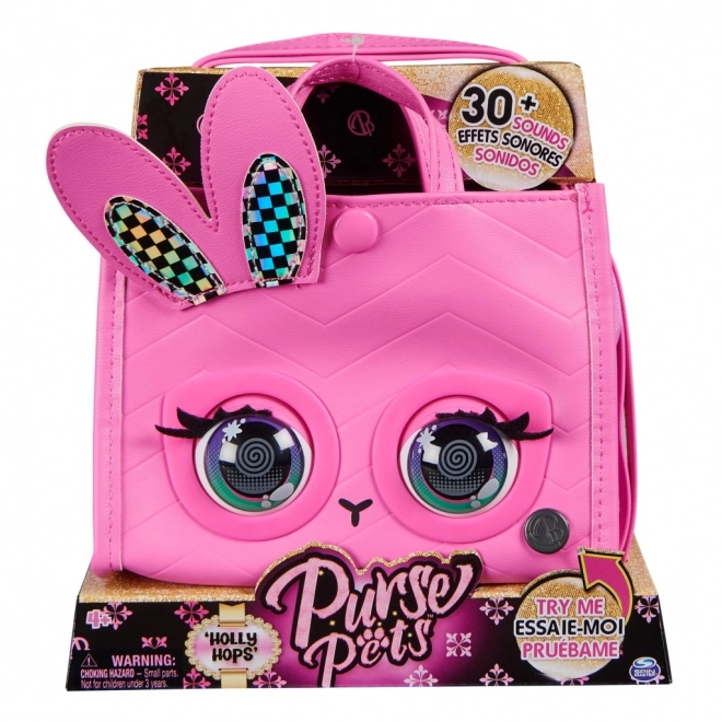 Purse Pets interactieve tas konijn