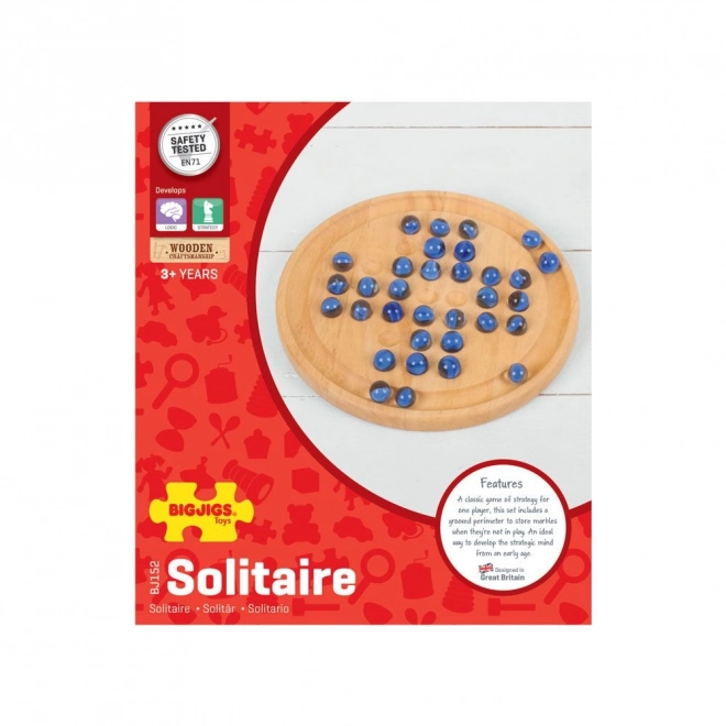 Bigjigs Speelgoed Houten Solitaire