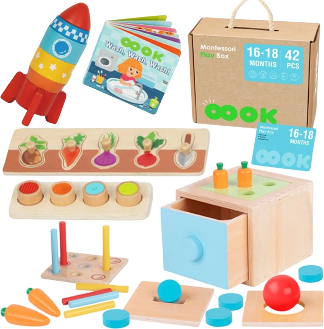 Montessori Educational Box Tooky Toy 7 in 1