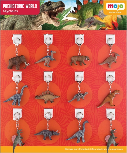 Mojo Keychains - Prehistoric Animals