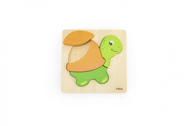 Puzzel voor de kleinsten - schildpad