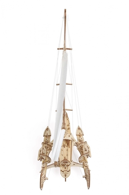 Ugears 3D puzzel - Log Trimaran Merihobus 237 stukken