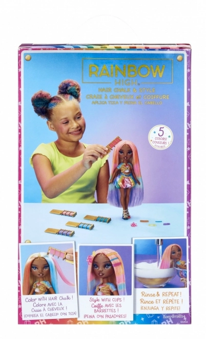 Rainbow High Doll Meline with Hair Chalks