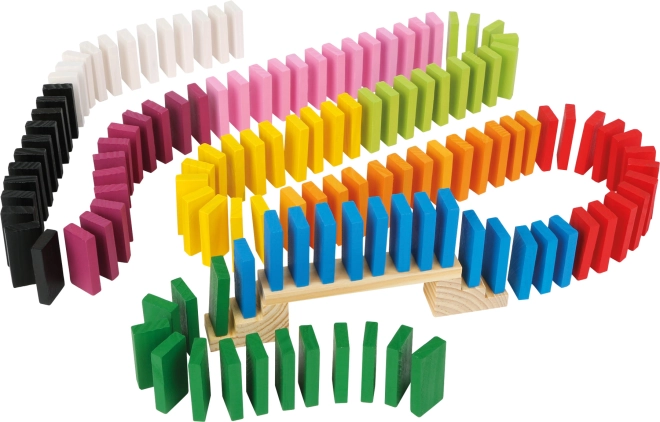560 colorful wooden pieces