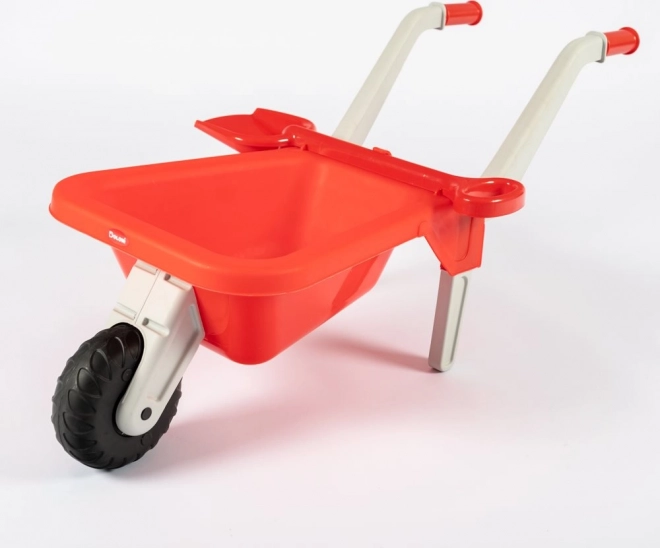 Brouette pour enfants en plastique avec pelle DOLONI – rouge