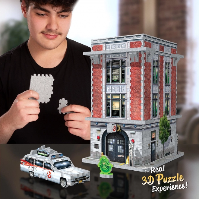 WREBBIT 3D puzzel Ghostbusters: Brandweerkazerne van de geestenjagers 500 stukjes