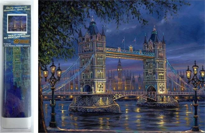 Peinture de diamant - Londres nocturne