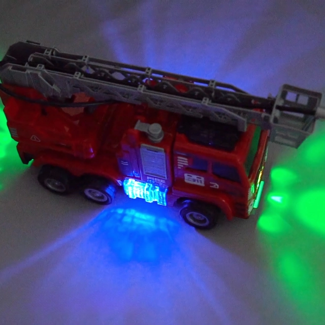 Interactive Fire Truck with Movable Ladder