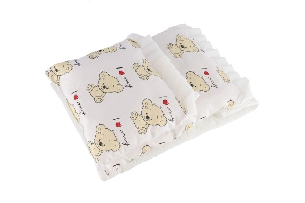 Doll Bedding Set with Pillow and Mat