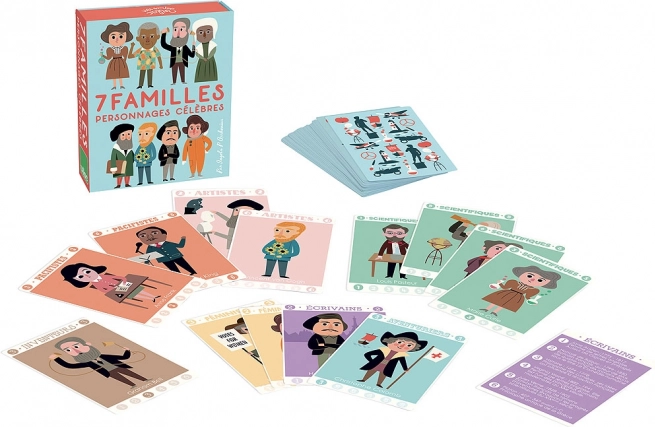 Vilac Card Game 7 Families – Famous Figures