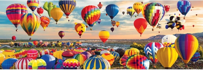 Puzzle panoramique Décollage de ballons 1000 pièces