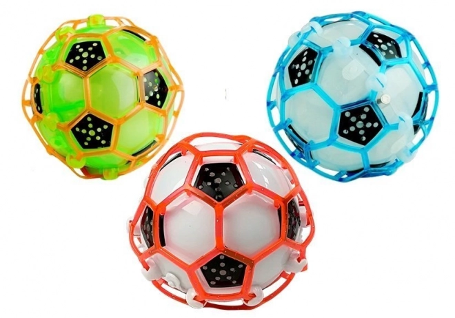 Light-up bouncing soccer ball for kids with sounds