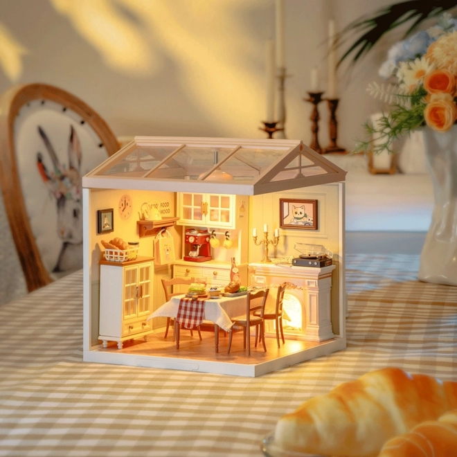 RobTime Cozy Dining Room Dollhouse