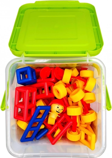 Practical storage box for order and transport