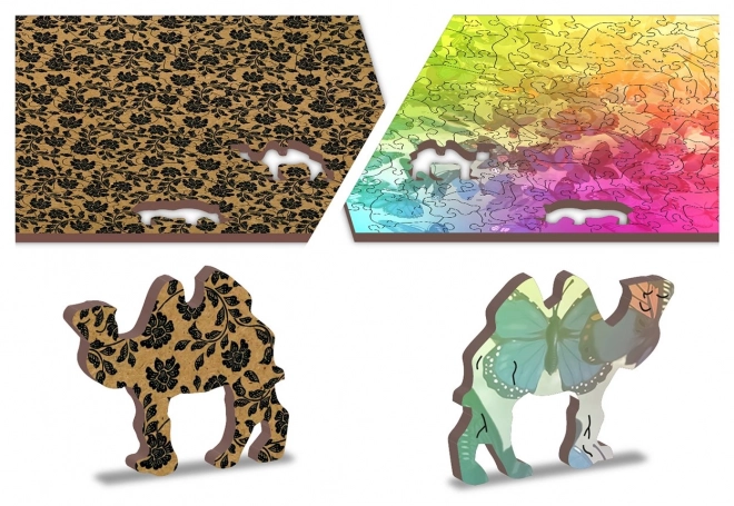 Holzpuzzle Schmetterlingstraum von WOODEN CITY