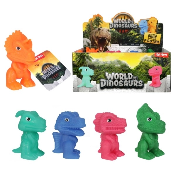Gummisaurus 8 cm - 5 Arten im Karton