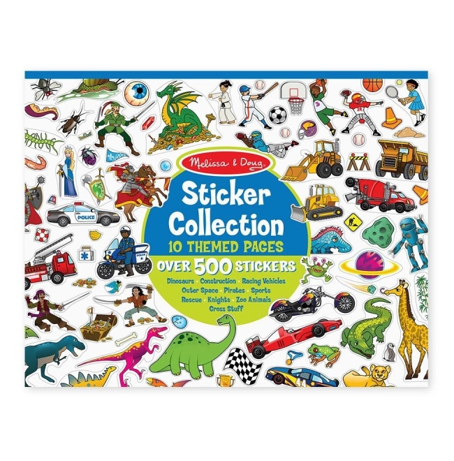 Sticker set voor jongens - 500 stuks